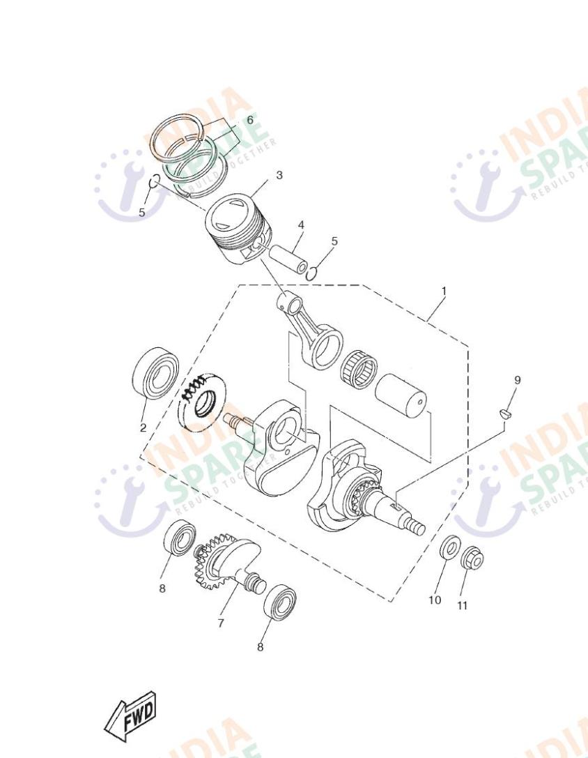 CRANKSHAFT & PISTON